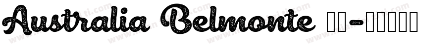 Australia Belmonte 字体字体转换